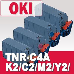 TNR-C4A  K2 / C2 / M2 / Y2 /    (大容量) OKI リサイクルトナー ※リターン(回収後１週間) トナー全品宅急便無料！（他商品との同梱は承れません）